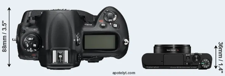 Compare D3S versus WX800 top
