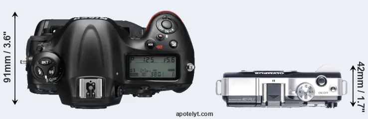 Compare D4 versus E-PL1 top