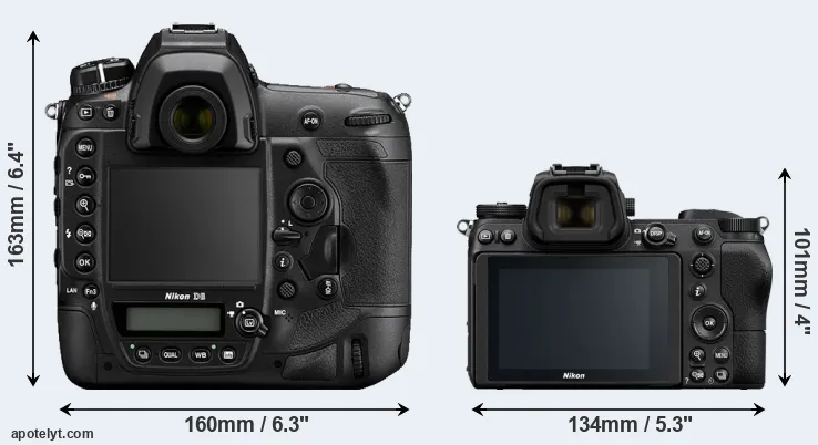 Comparison D6 or Z6 rear