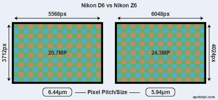 D6 versus Z6 MP