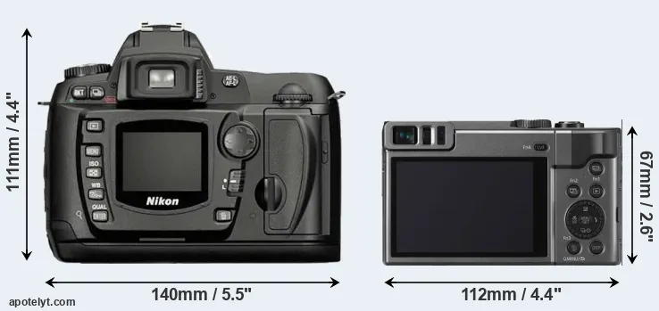 Comparison D70 or ZS70 rear