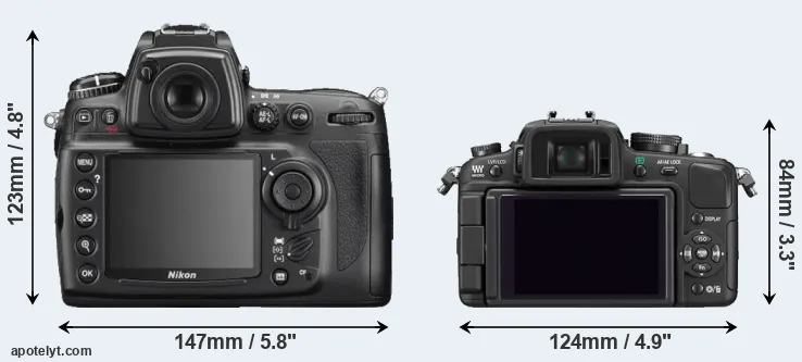 Comparison D700 or G1 rear