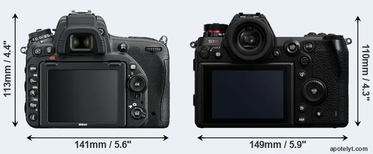 Comparison D750 or S1R rear