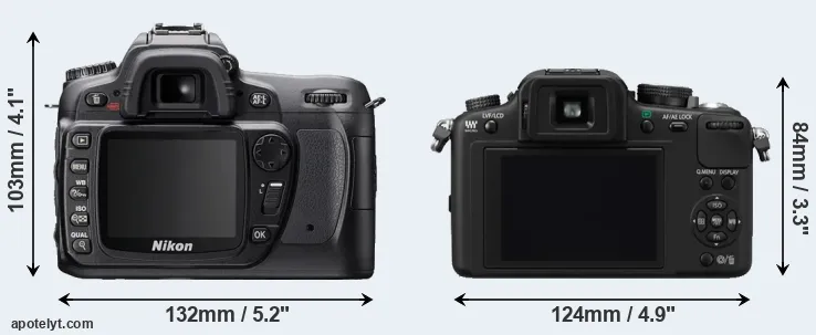 Comparison D80 or G10 rear