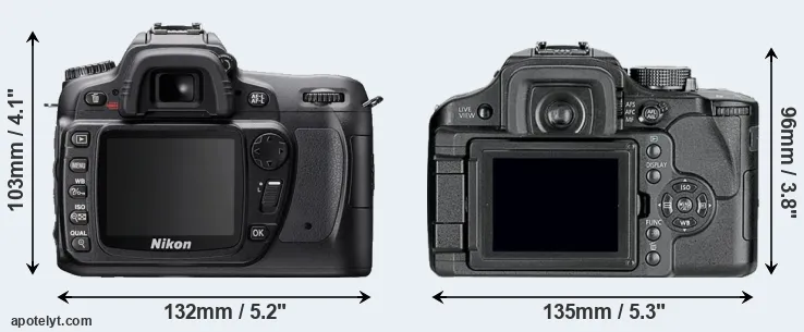 Comparison D80 or L10 rear