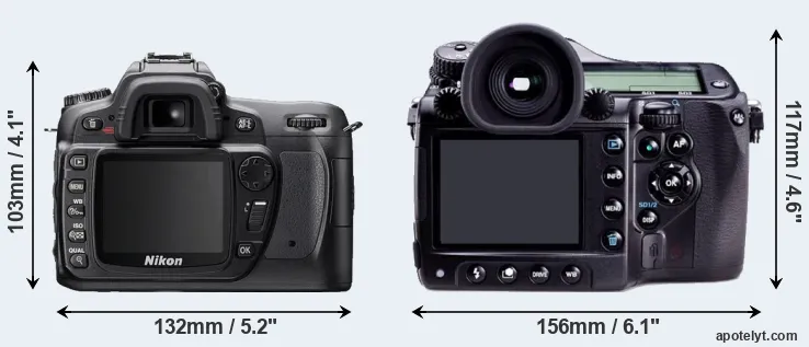 Comparison D80 or 645D rear