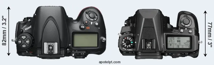 Compare D800E versus K-3 II top