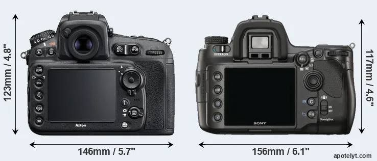 Comparison D810 or A900 rear