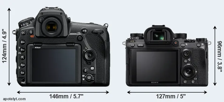 Comparison D850 or A9 rear