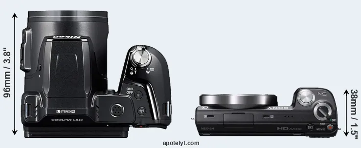 Compare L840 versus NEX-5N top