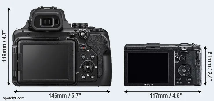Comparison P1000 or GR rear