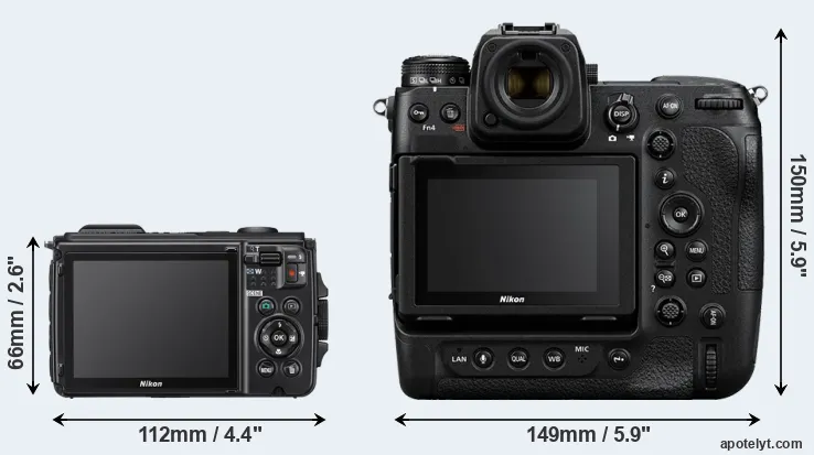 Comparison W300 or Z9 rear