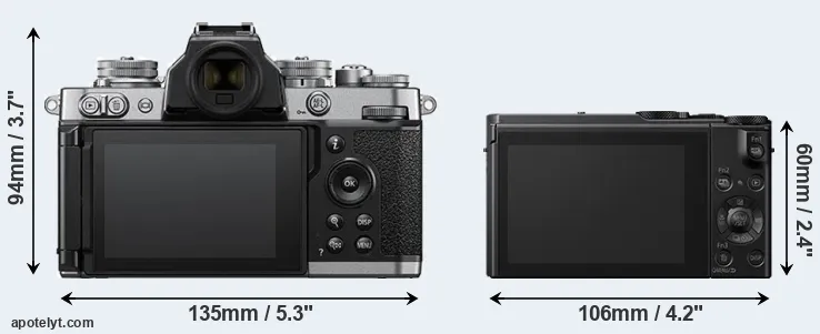 Comparison Z fc or LX10 rear