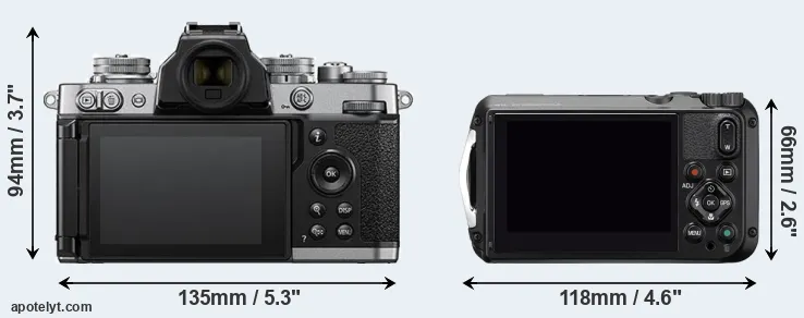 Comparison Z fc or WG-6 rear