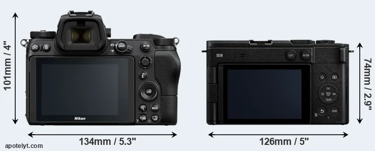 Comparison Z6 or S9 rear