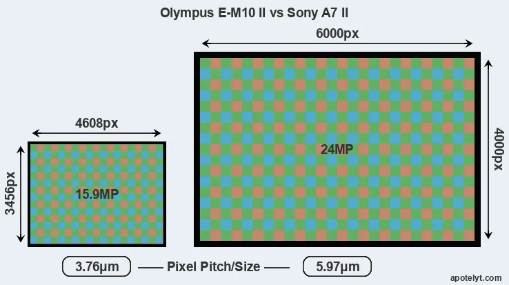E-M10 II versus A7 II MP
