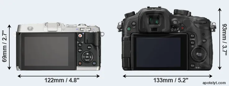Comparison E-P5 or GH3 rear