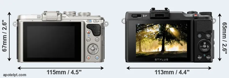 Comparison E-PL8 or XZ-2 rear