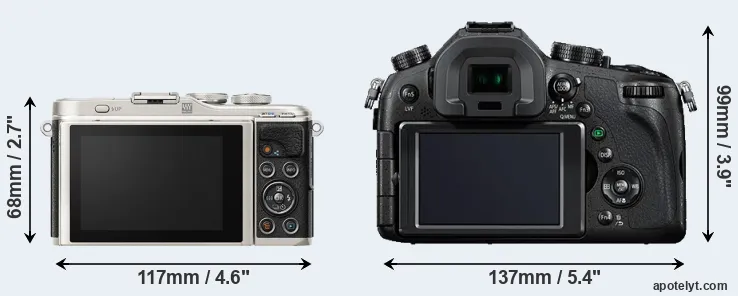 Comparison E-PL9 or FZ1000 rear