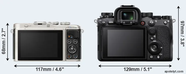 Comparison E-PL9 or A1 rear