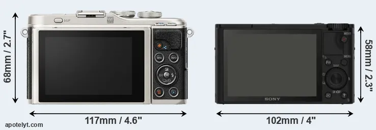 Comparison E-PL9 or RX100 rear