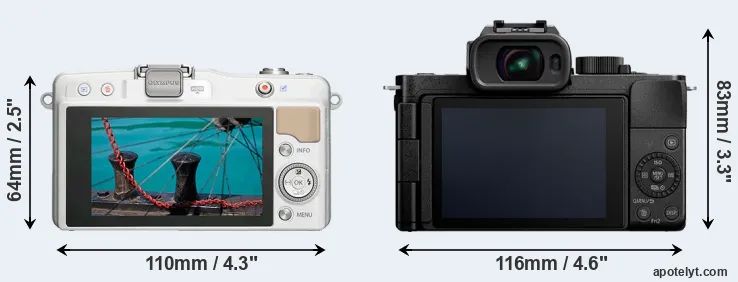 Comparison E-PM2 or G100 rear