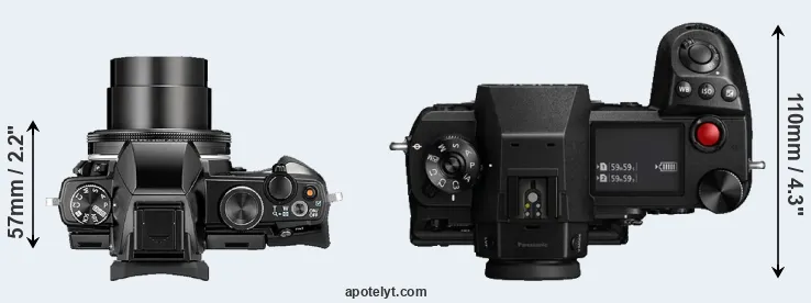 Compare Stylus 1 versus S1H top