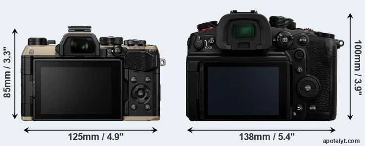Comparison OM-5 II or GH6 rear