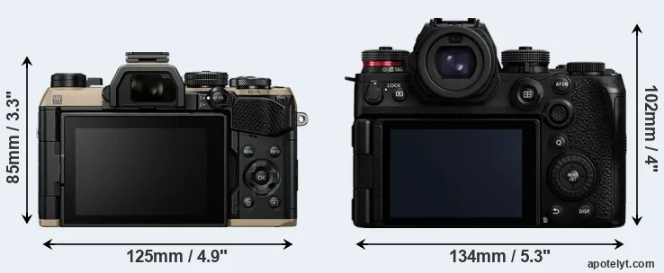 Comparison OM-5 II or S1 II rear