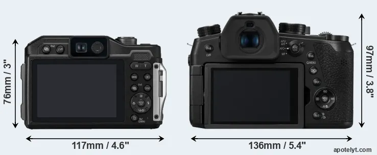 Comparison FT7 or FZ1000 II rear