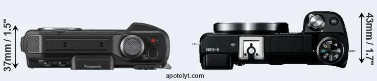 Compare FT7 versus NEX-6 top