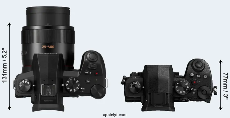 Compare FZ1000 II versus G95 top