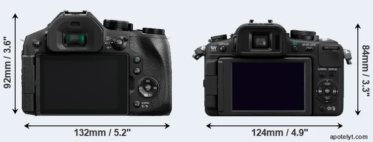 Comparison FZ330 or G2 rear