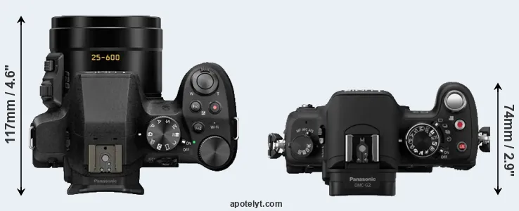 Compare FZ330 versus G2 top