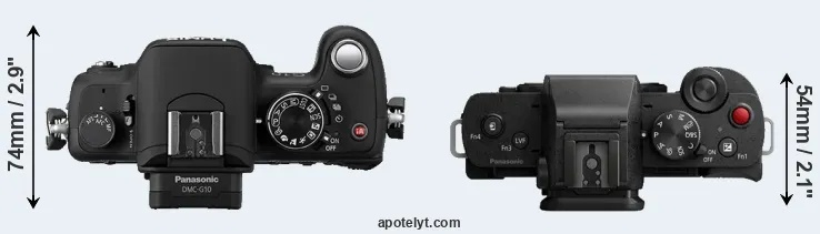 Compare G10 versus G110 top