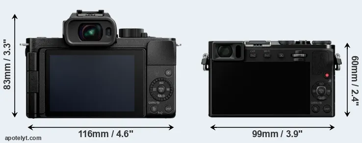 Comparison G100 or GM5 rear