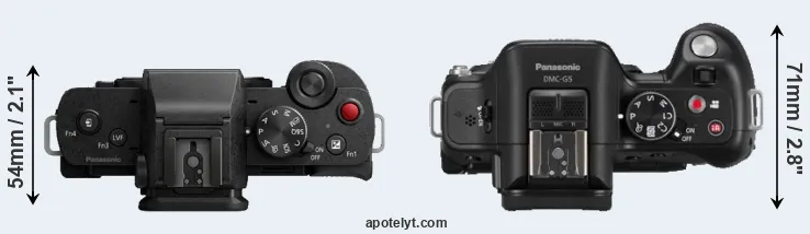 Compare G110 versus G5 top