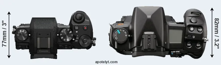 Compare G7 versus A900 top