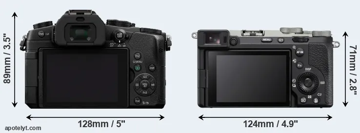 Comparison G80 or A7C II rear