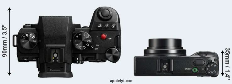 Compare G9 II versus GR IIIx top
