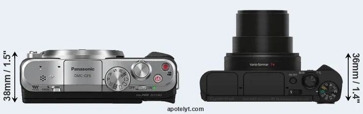 Compare GF6 versus HX80 top