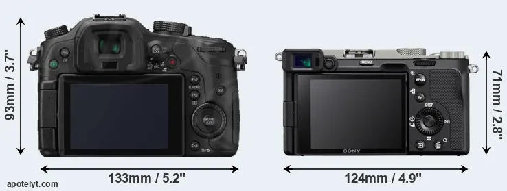 Comparison GH3 or A7C rear