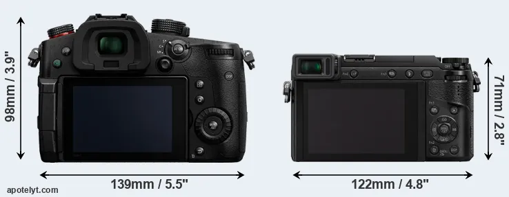 Comparison GH5 II or GX80 rear