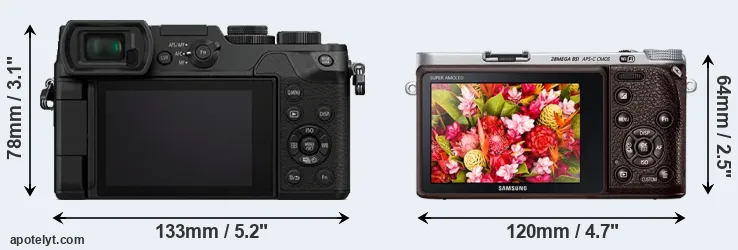 Comparison GX8 or NX500 rear