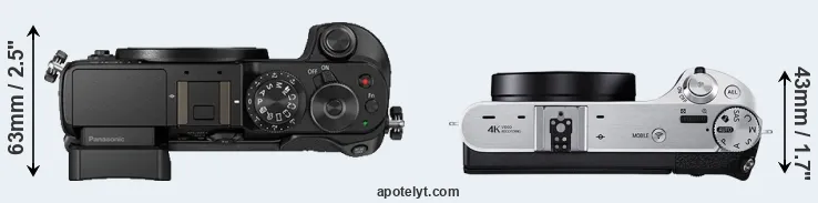 Compare GX8 versus NX500 top