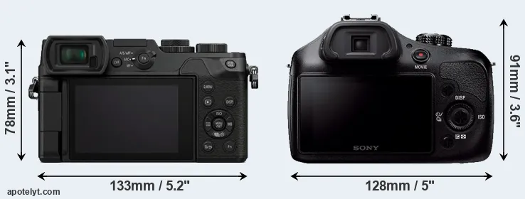 Comparison GX8 or A3000 rear