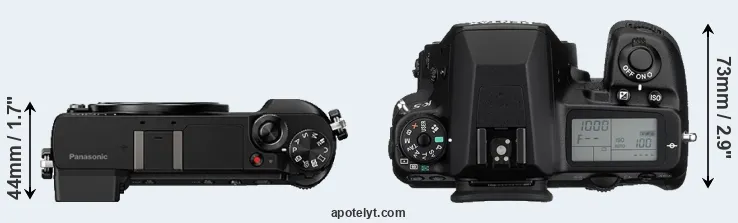 Compare GX80 versus K-5 top