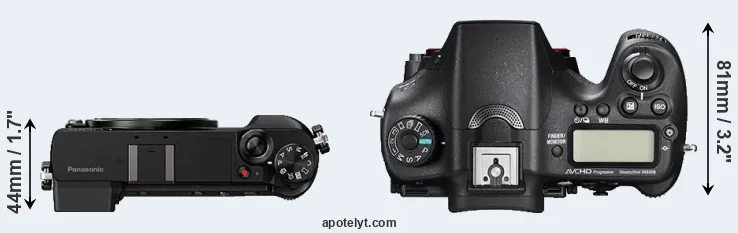 Compare GX80 versus A77 II top