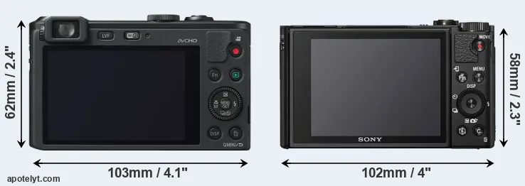 Comparison LF1 or HX95 rear