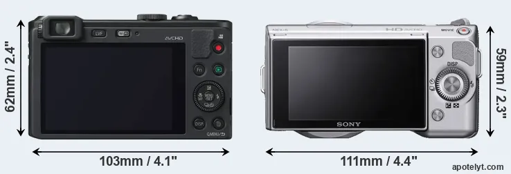 Comparison LF1 or NEX-5 rear